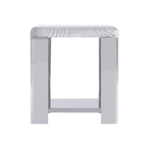Bernhardt Aura Modern Center Table with Block Foot Design Accent Table - 22 W