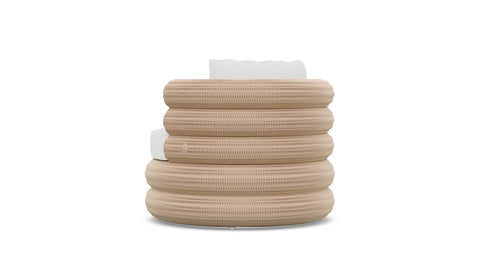 Outdoor Living & Garden Modern Armless Club Lounge Chair