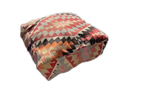 Artful Traditionalist Bohemian Handwoven Pillow Cover