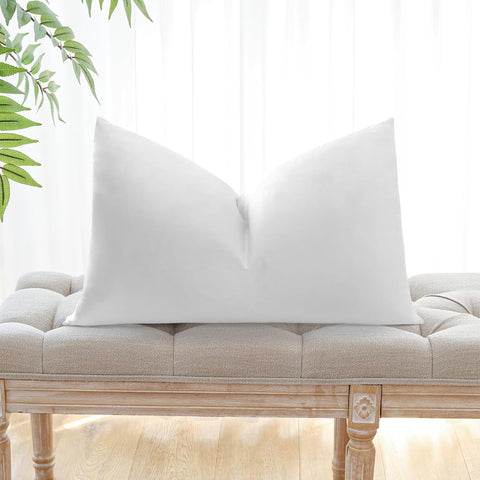 Monochromatic Contemporary Soft Square Pillow Inserts
