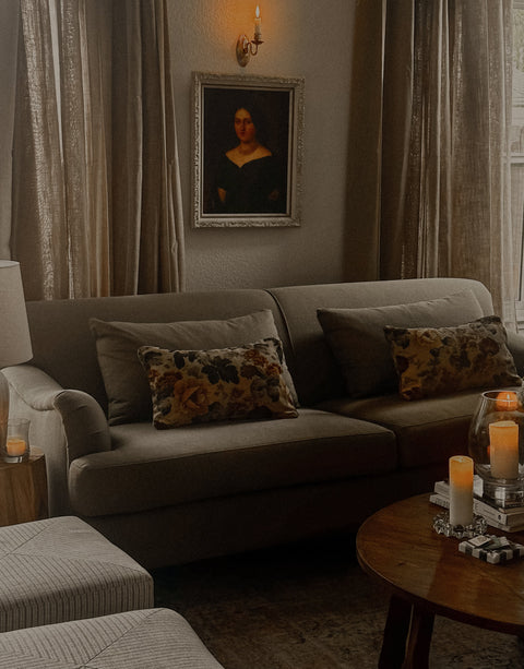 Powered by People Artful Traditionalist Vintage Textured Lumbar Pillow - 12 x 20