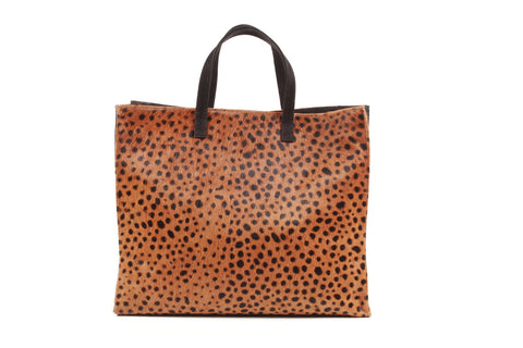 Animal Graphic Lined Tote with Magnetic Closure