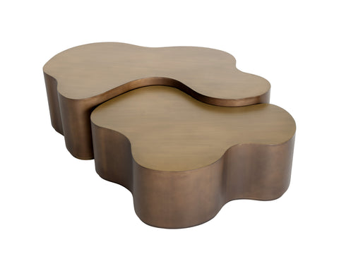 Modern Freeform Drum Nesting Table Set