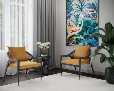 Timeless Minimalist Coastal Barrel Lounge Chair