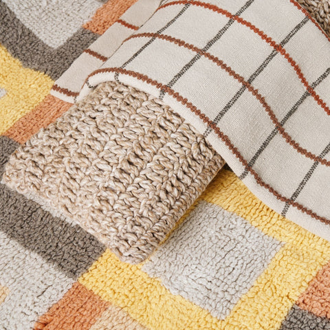 Artful Traditionalist Organic Bohemian Lumbar Throw Pillow