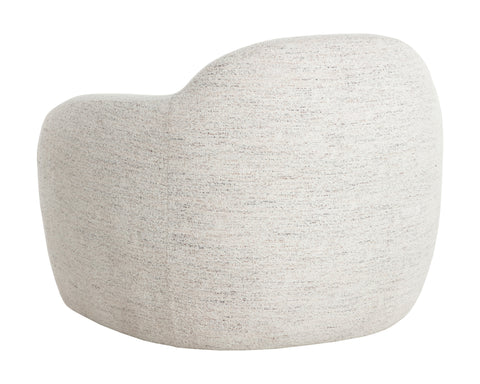 Timeless Minimalist Modern Upholstered Barrel Lounge Chair