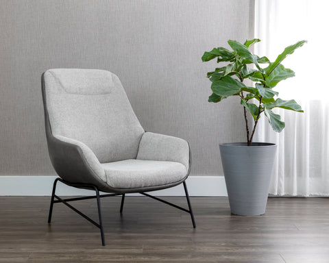 Belfast Timeless Minimalist Barrel Lounge Chair