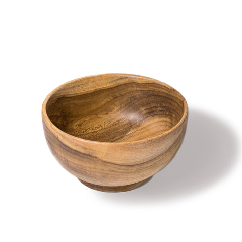 Everyday Organic Handmade Abstract Wood Dip Bowl