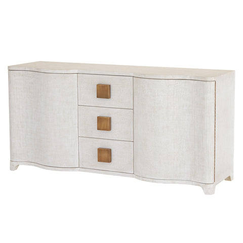 Toile Contemporary Matte Credenza Cabinet