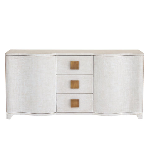 Toile Contemporary Matte Credenza Cabinet
