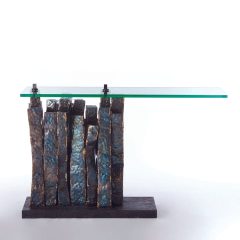 Studio A Timeless Minimalist Freeform Rectangle Console