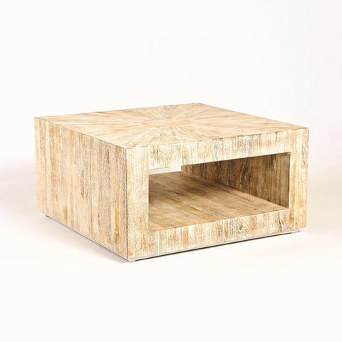 Studio A Timeless Minimalist Contemporary Square Coffee Table