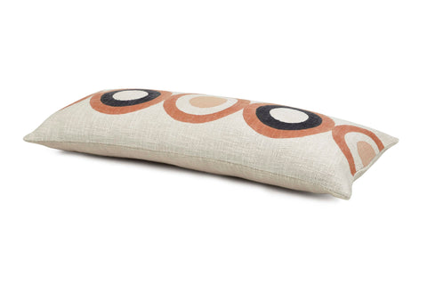 Global Eclecticist Bohemian Symbol Graphic Lumbar Pillow