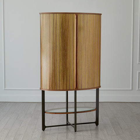 Cabriolet Modern Tall Cabinet in Brown