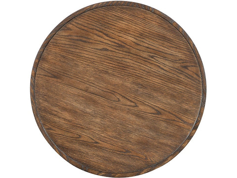 Hooker Furniture Spindle Center Drum Round Contemporary Accent Table - 22 W