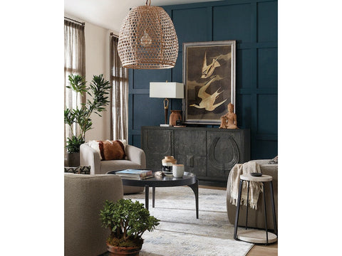 Hooker Furniture Contemporary Round Frame Coffee Table