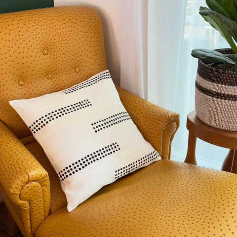 Global Eclecticist Bohemian Handwoven Graphic Throw Pillow