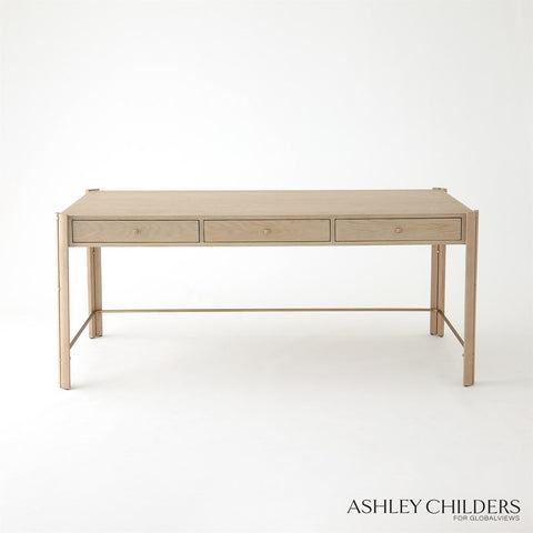 Global Views Paxton Timeless Minimalist Modern Writing Desk