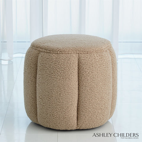 Nature-Driven Modernist Modern Pouf Ottoman