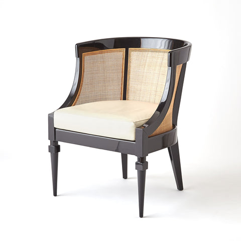 Timeless Minimalist Traditional Barrel Accent Chair