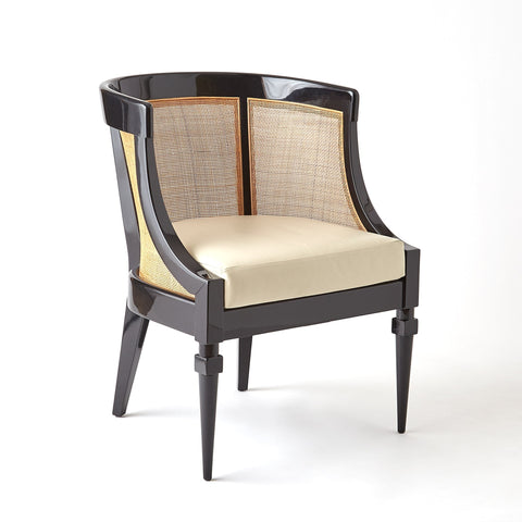Timeless Minimalist Traditional Barrel Accent Chair