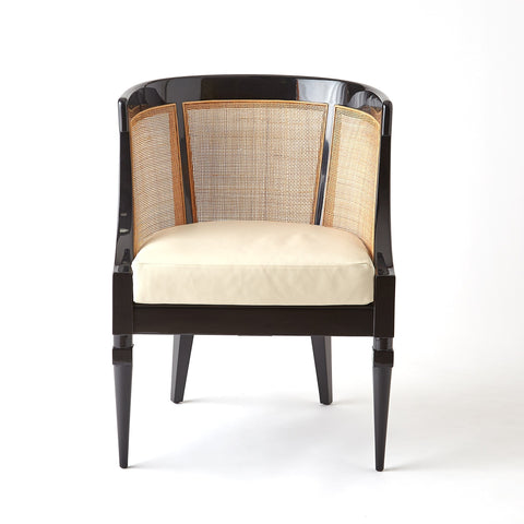 Timeless Minimalist Traditional Barrel Accent Chair