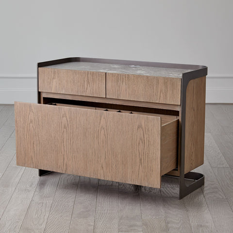 Element Modern Marble File Cabinet