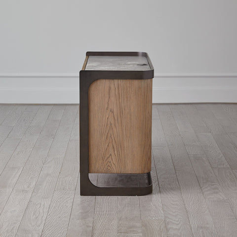 Element Modern Marble File Cabinet