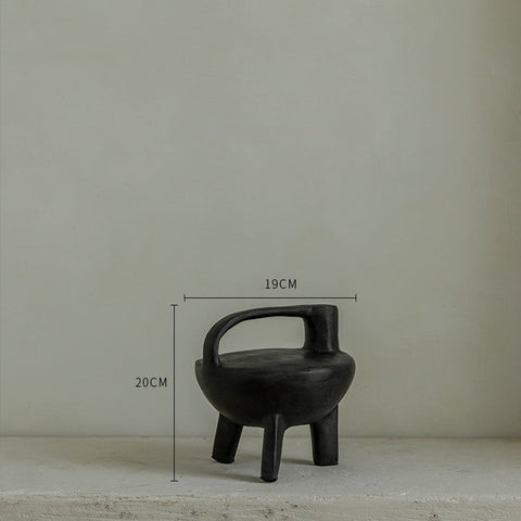 Decorating Essentials Modern Asymmetrical Matte Table Vase