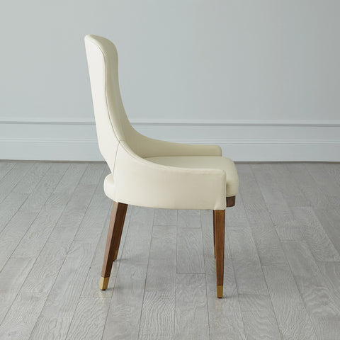 Timeless Minimalist Upholstered Dining Armchair Contemporary Style