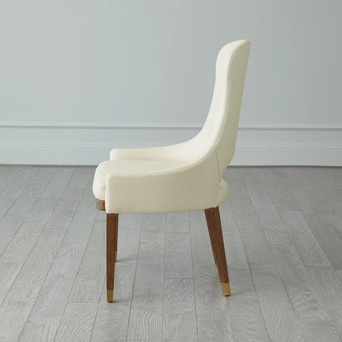 Timeless Minimalist Upholstered Dining Armchair Contemporary Style