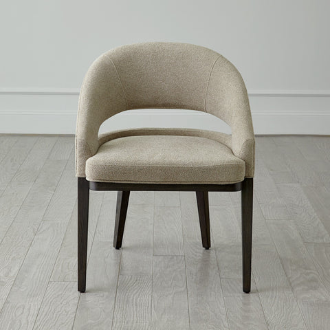 Timeless Minimalist Barrel Dining Armchair