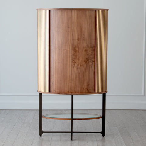Cabriolet Modern Tall Cabinet in Brown