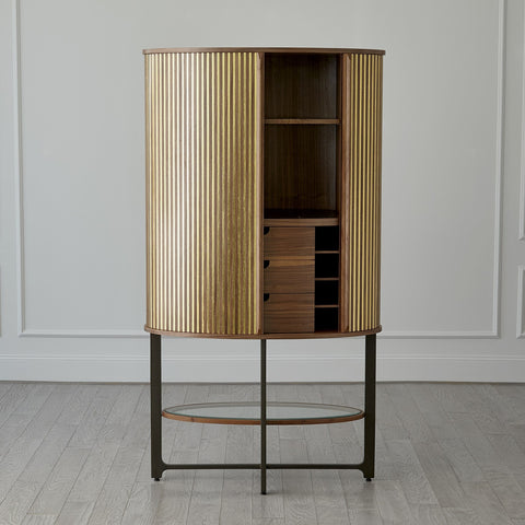 Cabriolet Modern Tall Cabinet in Brown