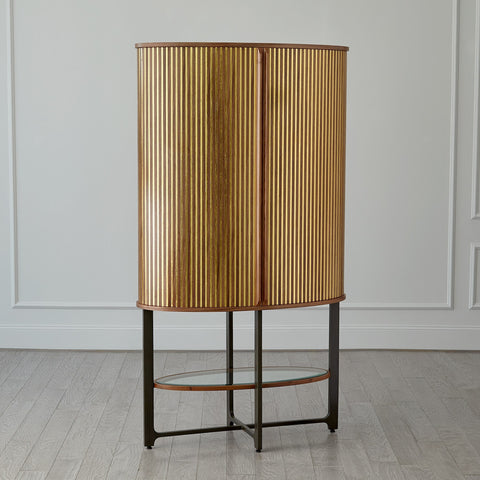 Cabriolet Modern Tall Cabinet in Brown