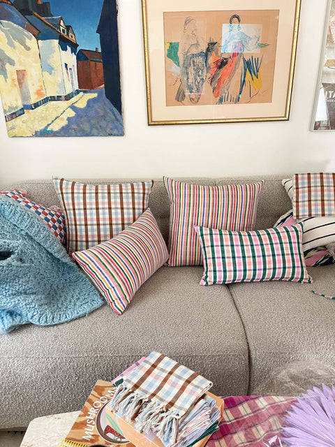 Powered by People Artful Traditionalist Handwoven Accent Pillow for Contemporary Spaces - 20 x 20 - 12 x 20