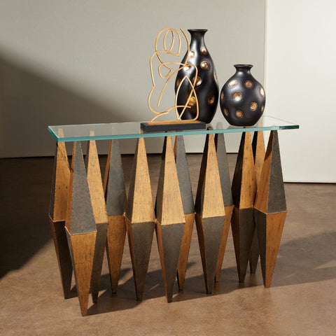 Studio A Timeless Minimalist Art Deco Entryway Console