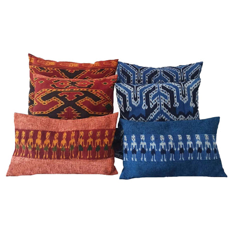Powered by People Global Eclecticist Bohemian Graphic Square Pillow Cover - 23 x 23