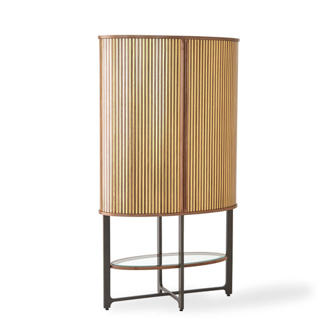 Cabriolet Modern Tall Cabinet in Brown