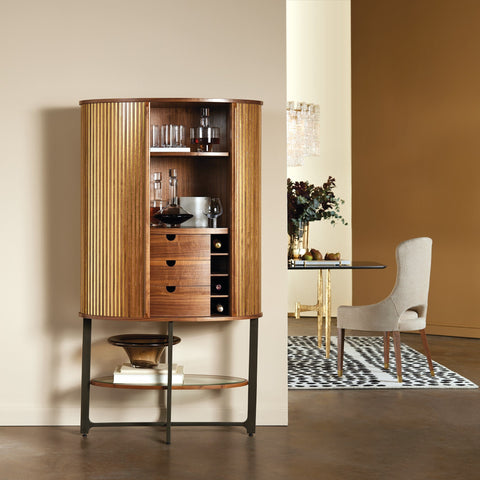 Cabriolet Modern Tall Cabinet in Brown
