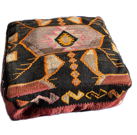 Artful Traditionalist Bohemian Handwoven Embroidery Pillow Cover