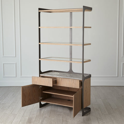 Element Modern Etagere Bookcase