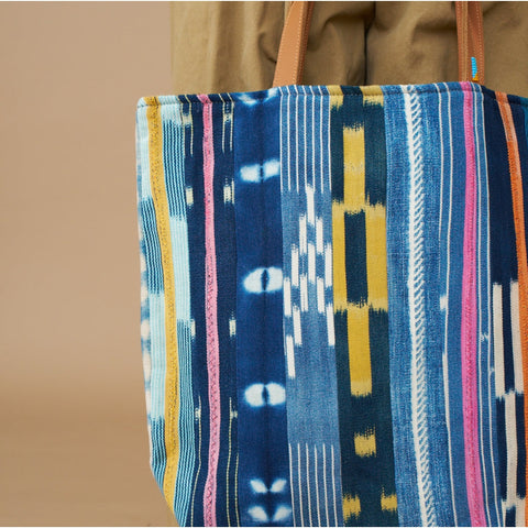 Global Eclecticist Handmade Geometric Tote