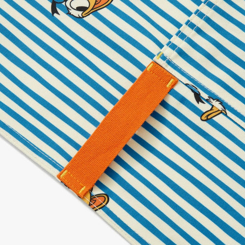 Donald Duck Character Print Bib Apron with Adjustable Pockets