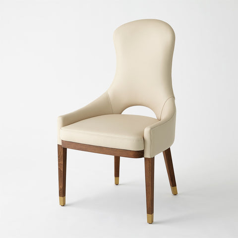 Timeless Minimalist Upholstered Dining Armchair Contemporary Style