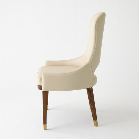 Timeless Minimalist Upholstered Dining Armchair Contemporary Style