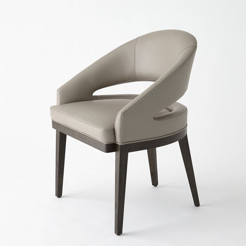 Timeless Minimalist Barrel Dining Armchair