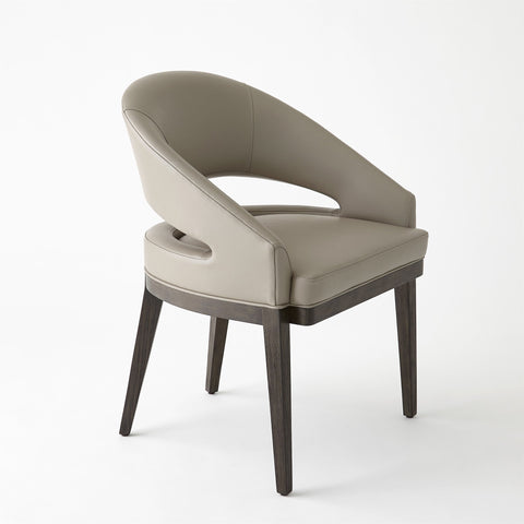 Timeless Minimalist Barrel Dining Armchair