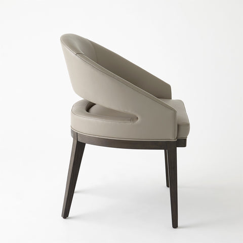 Timeless Minimalist Barrel Dining Armchair