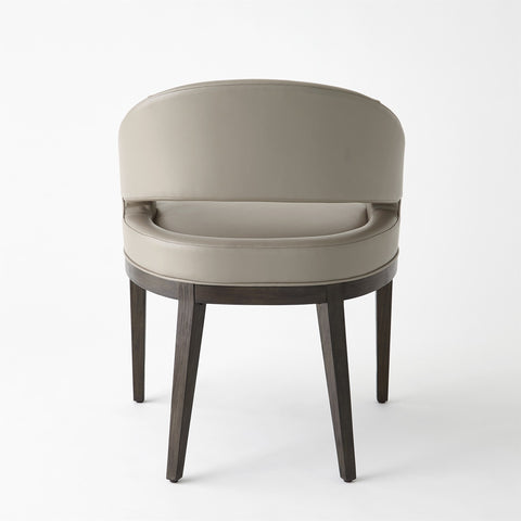 Timeless Minimalist Barrel Dining Armchair